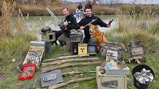 On a trouvé des milliers d'euros de Bijoux, 15 armes et 10 coffres forts !