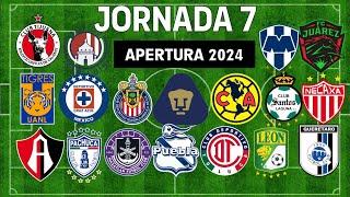 ️ JORNADA 7 LIGA MX 2024 