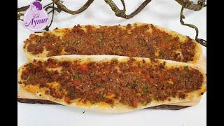 Heute habe ich wieder ein Gebäck rezept aus der türkischen Küche I Etli ekmek