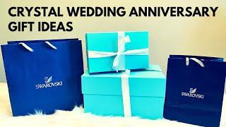 Crystal Gift Ideas from SWAROVSKI and TIFFANY & CO. |15 Years Wedding Anniversary | #crystal