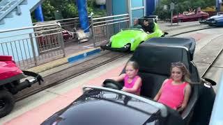 Autopia car breakdown at Disneyland