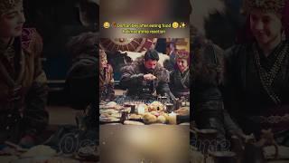 After Osman bey eating food  first time Halima Fatima hand reaction #kurulusosman #edit