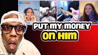 Krizz Kaliko FIRST TIME REACTION to TheDoo - Guitarist blows minds on Omegle with perfect pitch