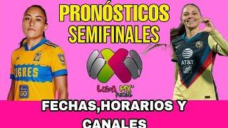 SEMIFINAL LIGA MX FEMENIL APERTURA 2024, FECHAS HORARIOS Y CANALES