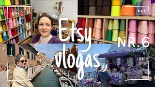 Etsy Vlogas NR. 6 - studijos pertvarka, Italija ir Etsy atostogų metu.