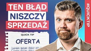 Co musi zawierać OFERTA, która sprzedaje? #QuickTip