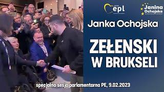 Janka Ochojska z Brukseli: Prezydent Ukrainy podał mi rękę, 8.02.2023