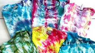 EASY Tie Dye Patterns & Folding Techniques