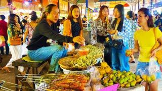 Walking Tour​ at ​Kien Svay Resort, Kandal, Province Cambodia Countryside Street Food