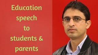 Education speech to students and parents in Hong Kong, Pakistani