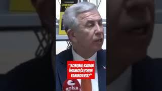 Mansur Yavaş'tan Ekrem İmamoğlu davası açıklaması: Sonuna kadar İmamoğlu'nun yanındayız