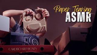 [Paper Tearing ASMR] Ripping Up Cardboard Boxes (No Talking) (#5)