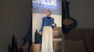 Ootd Cewe Pakai Outfit Kombinasi Warna Biru#shorts #outfitoftheday #ootdhijab #outfitinspiration