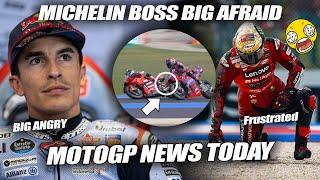 EVERYONE SHOCKED Bagnaia FRUSTRATED, Michelin Boss AFRAID Under INVESTIGATION, Marquez BIG ANGRY