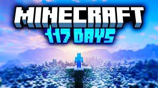 Surviving 117 Days In Snowy Minecraft