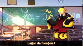 All Might vs Koro Sensei sauf que Koro Sensei donne vraiment une leçon de français