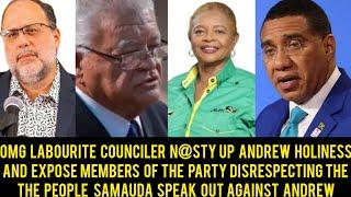 Breaking News Labourite Counciler Cuss Out Andrew Holiness Said The  Party Mash Up Samuda Force Out.