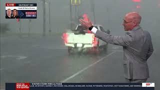 Loud Hailstorm Moves Across Oklahoma City