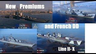 NEW Premium Ships and French Destroyer line are coming !