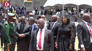 VP Chiwenga arrival and leaving Heroes Acre