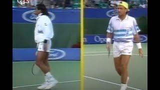 Mikael Pernfors vs Yannick Noah - Australian Open 1990 VF