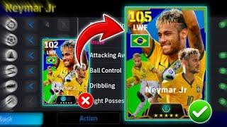 How To Upgrade Ambassador Neymar Jr In Efootball 2025 | Neymar Max Level Pes 2025