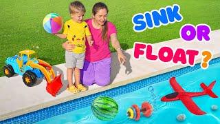 Sinken oder Schwimmen mit Oliver und Mama - Coole wissenschaftliche Experimente für Kinder