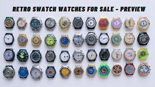 Rare Swatch Watches for Sale | Vintage 90s Swatch Quartz Watches for Men and Women