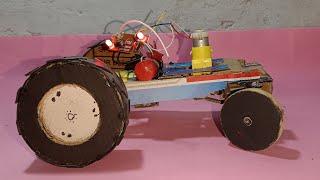 Tractor kese banaye || How to make a remote control tractor ||