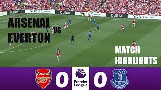 Arsenal vs Everton 0-0 | 2024 Premier League | Match Highlights