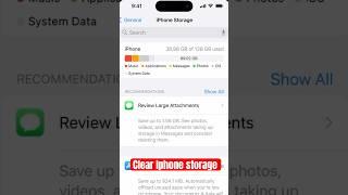 3 ways to Clean iPhone Storage #shorts