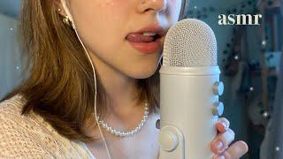 ASMR ~ paintbrush + mouth sounds (100% tingles)