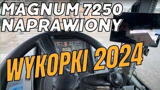 Magnum 7250 naprawiony. Wykopki 2024.