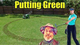 Home Golf Putting Green - One Day Install