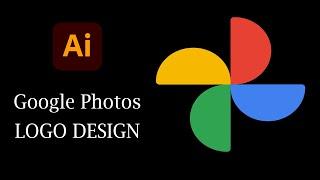 Create Google Photos Logo by Adobe Illustrator | Learn With Sazzad | Adobe Photoshop Tutorials