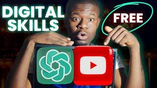 How to use ChatGPT-3 and YouTube to learn Digital Skills For Free [ FULL GUIDE ]