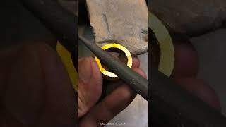 Wow Crafting a Pure 22k Golden Ring #shorts #short #shortvideo #trending #shortsvideo #ytshorts