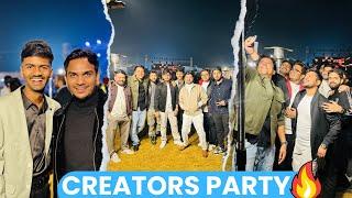 Creators Year End Party At Gurgaon 2024 | With Iitian, Abhishek Kar, SatishKVideos,Traders Paradise