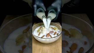 Banana With Dry Fruits Healthy Milkshake ASMR #shorts