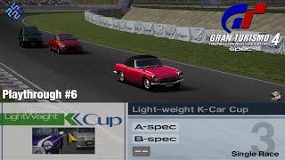 Gran Turismo 4 SPEC II - Playthrough #6 - Light-weight K-Car Cup (Beginner Events) - PCSX2 2.0 2024