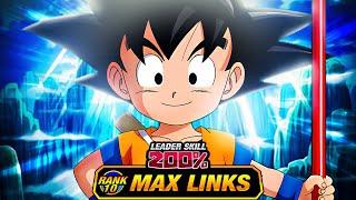 FINALLY IN DOKKAN!!!! LEVEL 10 LINKS 100% DAIMA MINI GOKU! (DBZ: Dokkan Battle)