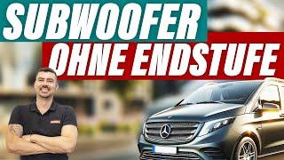 Subwoofer ohne Endstufe direkt am Autoradio? Geht das? | Mercedes Vito 447