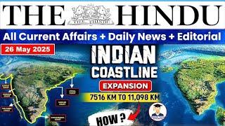 26 May 2025 | The Hindu Newspaper Analysis | 26 May 2025 Current Affairs | Editorial Analysis  #upsc