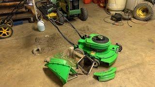 Will IT Run??? 1980's Lawnboy 2 Stroke Commercial Gold Series Lawn Mower