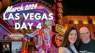 Las Vegas Vlog, Easter 2024 Day 4 | Downtown Grand | Freedom Beat | Fremont Casino Craw