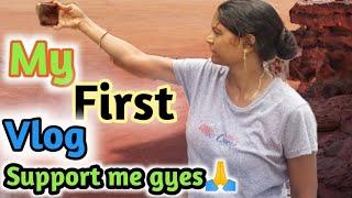 my first vlog️️ kanti Rajesh couple vlog