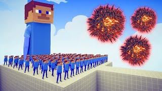 MINECRAFT STEVE + GIANT STEVE vs MULTI PROJECTILES 2 | TABS - Totally Accurate Battle Simulator