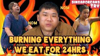 Singaporeans Try: Burning Off Everything We Eat In 24H