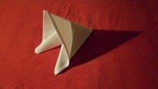 How To Fold Napkins - Slide Fold (Napkin Folding)