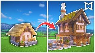 ► How To Transform A Stone Mason Village House In Minecraft | Survival Build